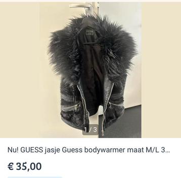 GUESS ORIGINEEL jas bodywarmer maat M/L OPRUIMING beschikbaar voor biedingen