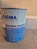 Sigmatex Superlatex Matt (WN) 1 liter LG 319, Doe-het-zelf en Verbouw, Ophalen of Verzenden, Nieuw