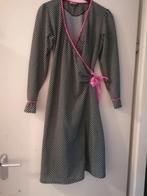 Mooi Vrolijk leuk polkadot jurkje/ maat L =40/ OPRUIING, Maat 38/40 (M), Verzenden, Zwart, Zo goed als nieuw