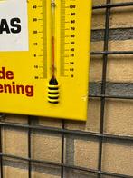 Shell emaille thermometer, Verzamelen, Reclamebord, Gebruikt, Ophalen of Verzenden, Nvt