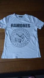 Ramones t-shirt met tekst, wit, maat S, Gedragen, Ophalen of Verzenden, Wit, Maat 36 (S)