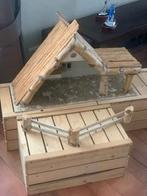 Kerststal handgemaakt 75 bij 25 cm, Diversen, Kerst, Ophalen of Verzenden, Gebruikt