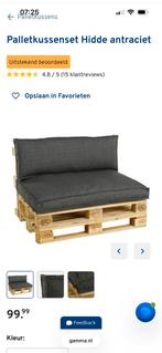 Mooie Palletkussen Set, Ophalen of Verzenden, Nieuw, Grijs, Rechthoekig