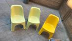 Drie kinder tuinstoelen, Ophalen of Verzenden, Zo goed als nieuw, Kunststof