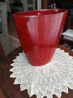 Rode Bloempot / Plantenpot, Tuin en Terras, Bloempotten, Gebruikt, Overige vormen, Aardewerk, Tuin