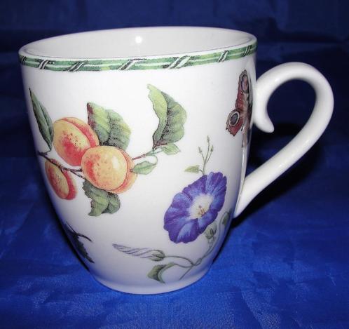 Janneke Brinkman-Salentijn (JBS) Fruit&Flowers mok, Huis en Inrichting, Keuken | Servies, Zo goed als nieuw, Kop(pen) en/of Schotel(s)