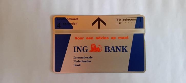 telefoonkaart ING BANK 1993 belfris, Verzamelen, Telefoonkaarten, Nederland, Verzenden
