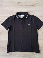 Zwarte Hugo Boss Polo(shirt), maat 128, als nieuw!!, Jongen, Ophalen of Verzenden, Zo goed als nieuw, Shirt of Longsleeve