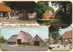HELLENDOORN Dorpsgezichten Groeten (Fotokaart), Verzamelen, Ansichtkaarten | Nederland, Verzenden, 1980 tot heden, Ongelopen, Overijssel