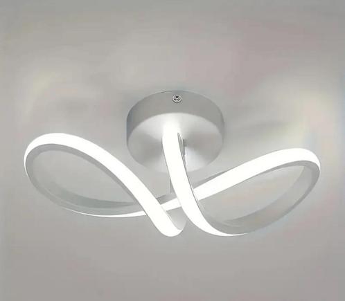 Moderne LED-plafondverlichting zwat/wit,, Huis en Inrichting, Lampen | Wandlampen, Nieuw, Ophalen
