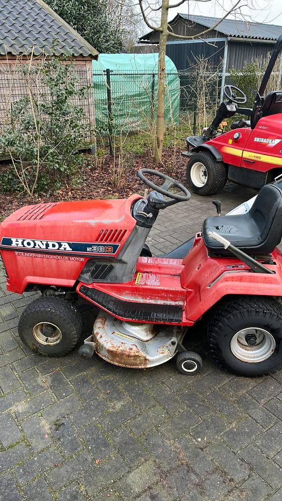 Honda 3813., Tuin en Terras, Zitmaaiers, Gebruikt, 90 tot 120 cm, Elektrische starter, Opvangzak, Opvangbak, Versnellingen, Ophalen