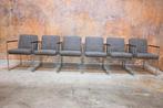 ZGANieuw 6 grijze stoffen Harvink Dash design stoelen, Harvink, Harvink, Ophalen of Verzenden, Zo goed als nieuw