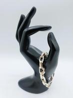Zware zilveren 'close forever' armband, 19 cm, 925, Sieraden, Tassen en Uiterlijk, Armbanden, Gebruikt, Info@zilverwebsite.nl