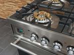 Luxe Boretti Fornuis 100cm RVS + RVS 2 ovens 6 gaspitten, Witgoed en Apparatuur, Fornuizen, Niet ingevuld, 60 cm of meer, Niet ingevuld