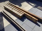 Hardhouten Planken en Balken. Wv 2 vlonderplanken Azobe hout, Doe-het-zelf en Verbouw, Gebruikt, 25 tot 50 mm, Ophalen of Verzenden
