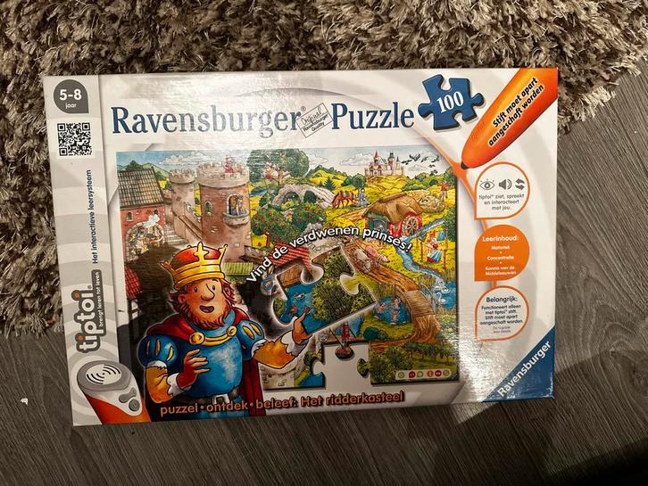Tiptoi Puzzle - Het Ridderkasteel, Kinderen en Baby's, Speelgoed | Educatief en Creatief, Zo goed als nieuw, Ophalen of Verzenden