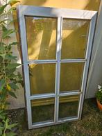 Mooi raam van hout dubbel glas 6 vlakken, Ophalen, Gevelraam of Ruit, Minder dan 80 cm, 120 tot 160 cm