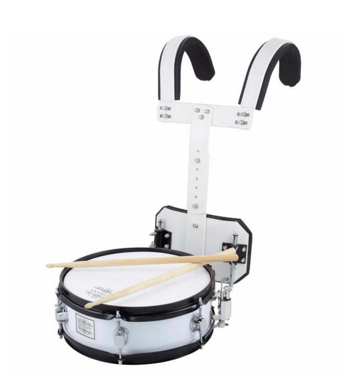 4x Premier NXT GEN Marching 14" x 5.5" Snaredrum, Wit, Muziek en Instrumenten, Percussie, Zo goed als nieuw, Trommel, Ophalen of Verzenden