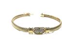 14 Karaat Gouden Milanese Armband 0.20 ct Diamant, Sieraden, Tassen en Uiterlijk, Armbanden, -, -, Ophalen of Verzenden, Zo goed als nieuw