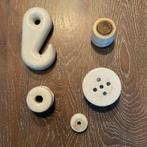 Antiek Porseleinen catguthouder en ander medisch porselein, Ophalen of Verzenden