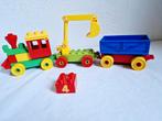 Duplo treintje locomotief met 2 wagons 7 verschillende, Kinderen en Baby's, Speelgoed | Duplo en Lego, Ophalen of Verzenden, Gebruikt