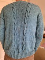 Handgebreide trui, Kleding | Dames, Truien en Vesten, Ophalen of Verzenden, Nieuw, Maat 38/40 (M), Blauw