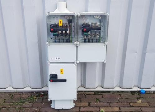 Weber Kunststof Groepenkast Verdeelkast 250A -> 2x 160A (1x), Hobby en Vrije tijd, Elektronica-componenten, Gebruikt, Ophalen