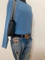 DEA KUDIBAL mulberry zijden jeans blauwe blouse maat L, Kleding | Dames, Riemen en Ceinturen, 80 tot 90 cm, Ophalen of Verzenden