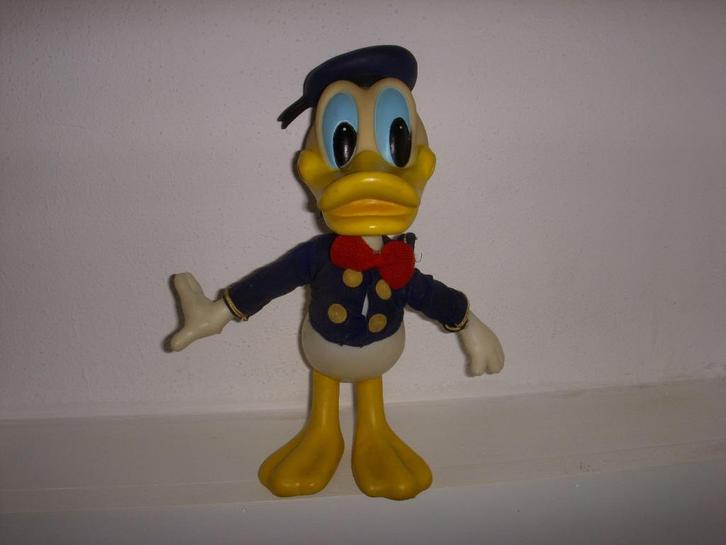Leuke oude Donald Duck pop Walt Disney, Verzamelen, Disney, Gebruikt, Beeldje of Figuurtje, Donald Duck, Ophalen of Verzenden