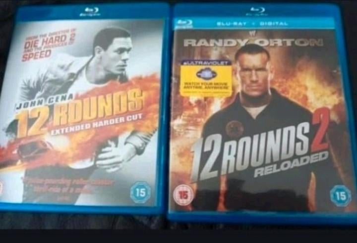 12 rounds deel 1 en 2 bluray Import, Ophalen of Verzenden, Zo goed als nieuw, Actie