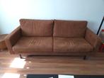 Bank Collin 2,5-zits Cognac Imitatieleer, Ophalen, Driepersoons, 75 tot 100 cm, Zo goed als nieuw
