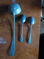 Oude tinnen lepels - set van 3, Ophalen of Verzenden