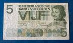 Nederland 5 Gulden Biljet 1966 - Vonkel, Postzegels en Munten, Bankbiljetten | Nederland, Ophalen of Verzenden, 5 gulden, Los biljet