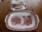 Royal Sphinx servies Cambridge Old England rood, Antiek en Kunst, Ophalen of Verzenden