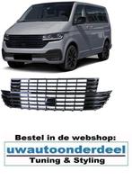 Vw Transporter T6.1 Grill Zonder Embleem glans Zwart Multiva, Auto diversen, Tuning en Styling, Verzenden