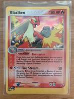 Blaziken holo 3/109 Pokemon Ruby & Sapphire, Verzenden, Zo goed als nieuw, Losse kaart, Foil