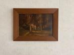 Klassiek Landschap Schilderij met Houten Lijst, Antiek en Kunst, Ophalen