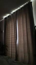 Nieuw grijs Hoomstyle gordijn met haakjes, Ophalen of Verzenden, Nieuw, Grijs, Minder dan 100 cm