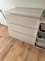 Ikea Malm ladekast, 3 lades, Huis en Inrichting, Kasten | Ladekasten, Ophalen, Overige materialen, Gebruikt, 50 tot 100 cm