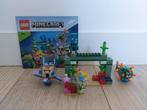 minecraft legoset de bewakersstrijd, Ophalen of Verzenden, Gebruikt, Complete set, Lego