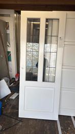 Stompe paneeldeur 83x211.5 cm glasinlood nr 132, Ophalen, 80 tot 100 cm, Binnendeur, Nieuw