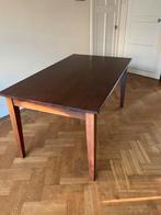 Uitschuifbare houten eettafel, Huis en Inrichting, Tafels | Eettafels, Ophalen of Verzenden, Rechthoekig, 200 cm of meer, 50 tot 100 cm