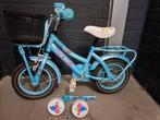 Blauw fietsje (12 inch, met zijwieltjes), Ophalen, Gebruikt, Minder dan 16 inch, Zijwieltjes
