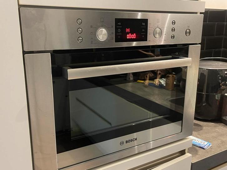 Bosch Inbouw Oven - Gebruikt, Witgoed en Apparatuur, Ovens, Gebruikt, Inbouw, Oven met grill, 45 tot 60 cm, Ophalen of Verzenden