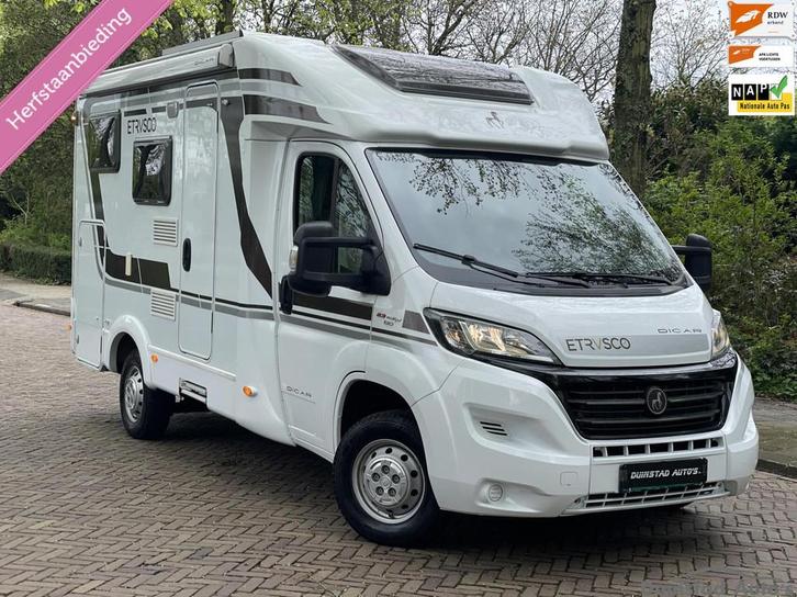 Etrusco T 5900 DB Euro6b FIAT motor *1ste Eig* 28dKm * Vrijw, Caravans en Kamperen, Campers, Half-integraal, Etrusco, Diesel, Handgeschakeld