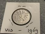1 gulden 1969 Vis Proof, Postzegels en Munten, Munten | Nederland, Ophalen of Verzenden, Koningin Juliana, 1 gulden, Losse munt