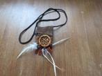 Vilten beursje, leren beursje, Sieraden, Tassen en Uiterlijk, Portemonnees, Ophalen of Verzenden, Zo goed als nieuw, Bruin