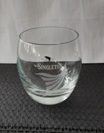 THE SINGLETON glas, zwarte letters, Ophalen of Verzenden, Zo goed als nieuw, Borrel- of Shotglas
