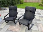 Nette IKEA Paong stoelen - twee stuks - 15 euro p.s., Huis en Inrichting, Stoelen, Ophalen, Gebruikt, Twee, Zwart