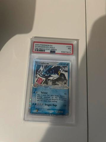 Gyarados ex Holo Fire Red Leaf Green PSA 7 beschikbaar voor biedingen